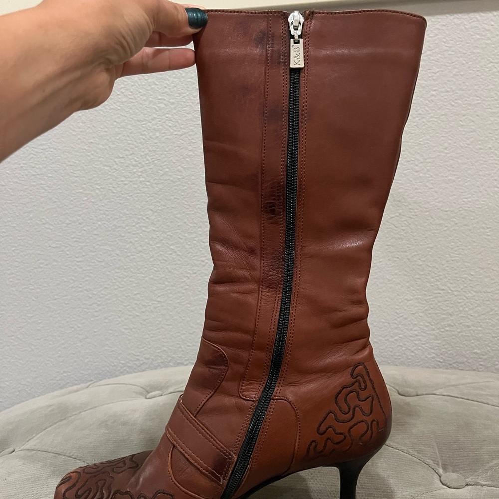 K&B leather boots, size 39